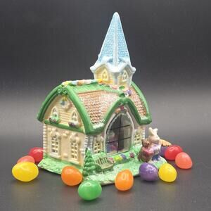 The JELLYBEAN JUNCTION Easter Church Bunnies Inside Window 2005